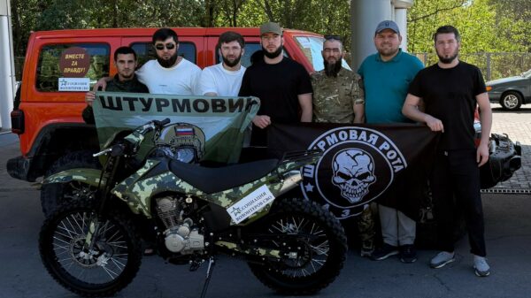 Ассоциация волонтёров СВО передала мотоцикл бойцам в зоне СВО в ЛНР